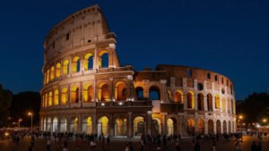illuminated-majesty-of-the-colosseum-at-dusk-4857724